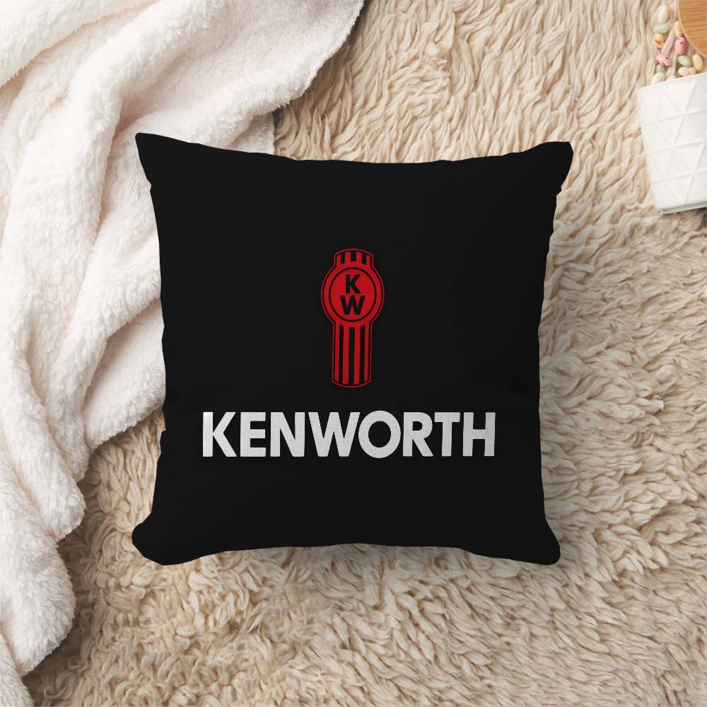 KKenworth truck Logo Pillow Gift Home Office Decoration Bedroom Sofa Car Cushion Cover case x
