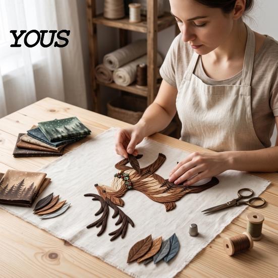 Расслабляющий набор для рукоделия Рождественский пэчворк DIY Набор, Праздничный тканевый арт Наборы Санты для зимних вечеров Снеговик Елка Швейный проект Сезонный