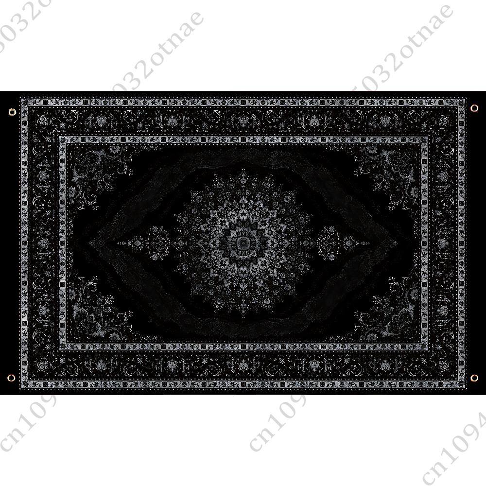 Персидский Ковер Цветочный Узор Флаг Гобелен Забавный Баннер Для Комнаты в Общежитии Спальни Садовой Гостиной Настенное Искусство Декор Вечеринки