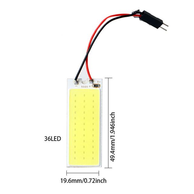4 PCS Car Interior Accessories 18/24/48 SMD T10 4W 12V COB Car Interior Panel LED Lights Lamp Bulb Car Dome Light Car Panel