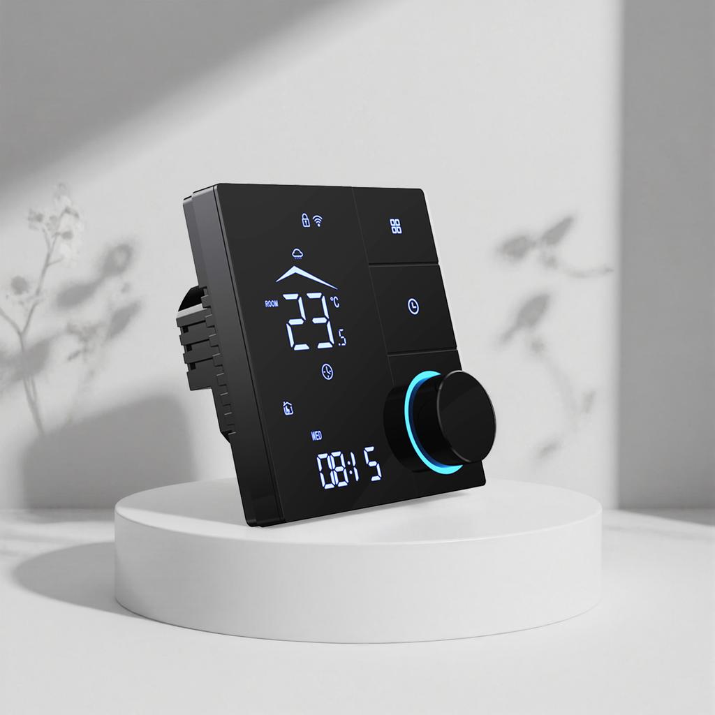 NEW Smart Knob WiFi Temperature Controller 90~240V 3/16/25 A Work with Water/gas Boiler Underfloor Heating Thermostat