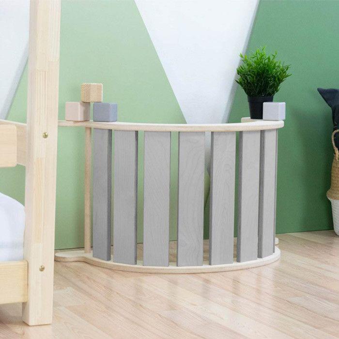 Planche d'équilibre YUPEE - bois massif gris