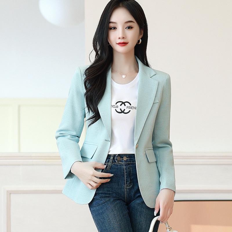 Розовый костюм-пальто женский осенне-зимний новый элитный корейский стиль пригородный маленький костюм-топ