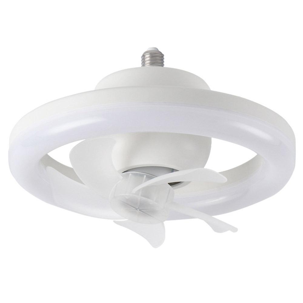 Remote Control Ceiling Fan 2 In 1 Electric Cordless Fan Hanging Fan with LED Light Bathroom