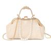 Сумка-юката Party Pearl Shoulder Wedding Cabaret Pouch [Harujio], сумка Gama-guchi, Pearl, Toad-mouth, сумка Gama-guchi, сумка, сумка, женская сумка,