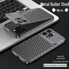 Металлический противоударный чехол-соты Apple 15 Pro Max с защитой от царапин и рассеиванием тепла, с дизайном пружинной застежки, для трансграничного использования