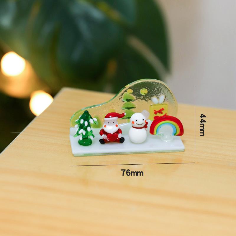 Стеклянный купол с Санта-Клаусом: Креативное рождественское настольное украшение