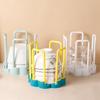 Draining Retractable Bowl Rack Single Tier Dish Display Stand Tableware Drainer Rack Kitchen