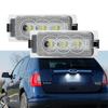 For Ford Edge Escape Mercury Mariner 2008-2011 Car Rear White LED License Plate Light Number Plate Lamp