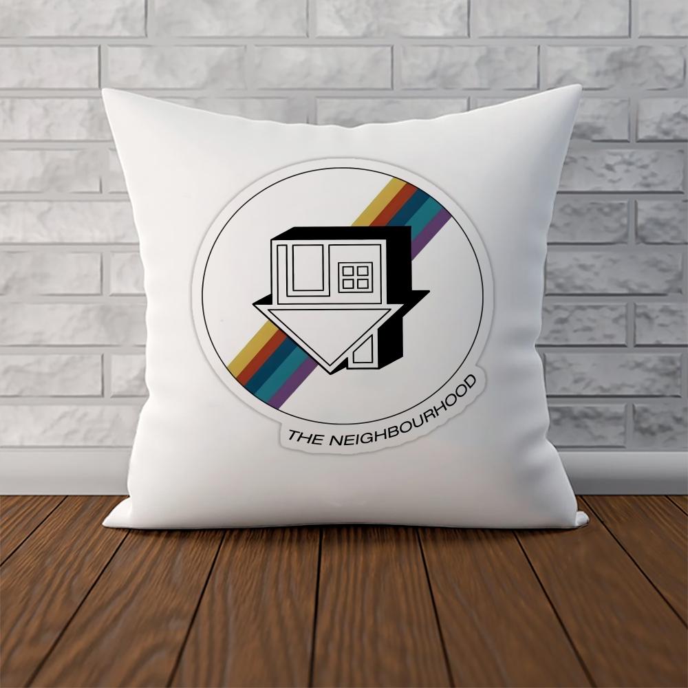 NNeighborhood Pillow Case For Car Sofa Decorative Home Doublesided Print Plush Square Throw Pillow Cushion Cover