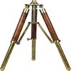 A Vintage Marine Gift Functional Instrument Collectibles Table Decor Leather, Brass Telescope