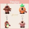 Carrot Hoodie Hugging Carrot Marmot Cartoon Plush Keychain Cute Doll Pendant