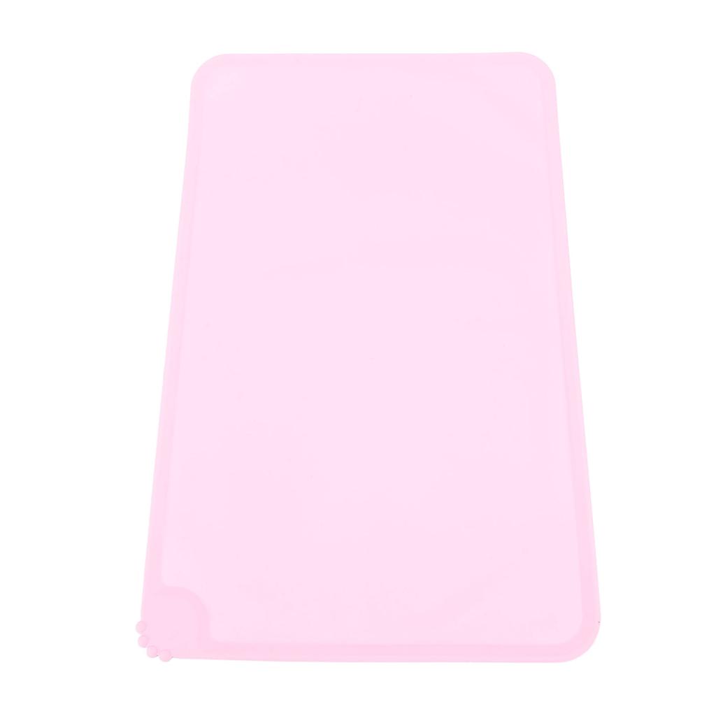 Силиконовый коврик для кормления домашних животных, непроливающийся, противоскользящий, моющийся, милый внешний вид, коврик для миски с едой и водой для кошек и собак для использования в помещении