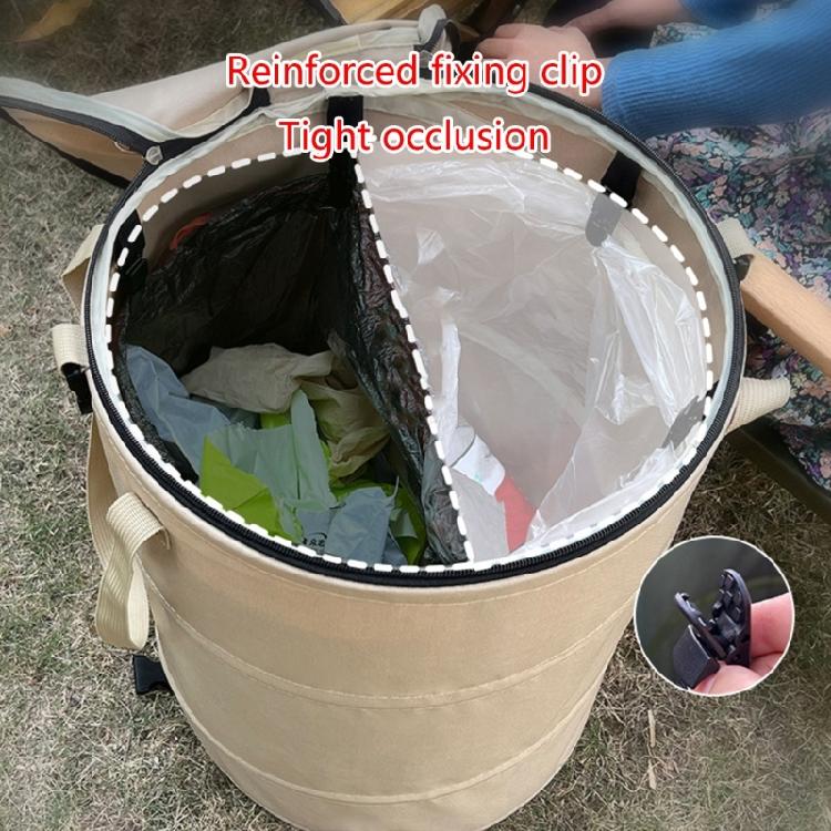 Хранение мусора Мусорный мешок Портативный Складной Садовый Мусорный бак Уличный Складной