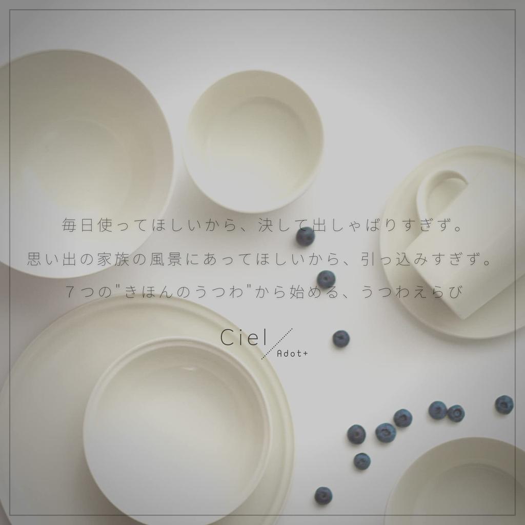 Aito Aito Seisakusho Тарелка Средняя Белая Посуда Мино Сделано в Японии 520103 "Ciel Ciel" 14.5см