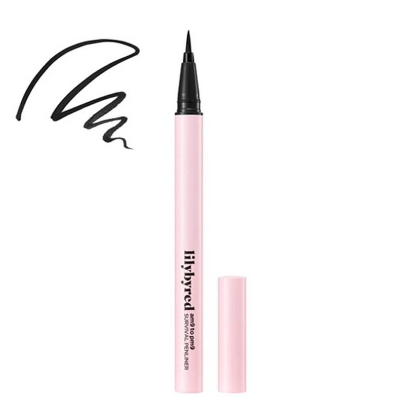 Подводка-карандаш Lilybyred Nine to Nine Survival 0,6 г, 01 Матовый черный, 1 шт.
