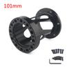 New hollow out Universal Steering Wheel Hub Spacer 51/76/101 mm Steering Wheel Hub Boss Kit Adapter Spacer Black