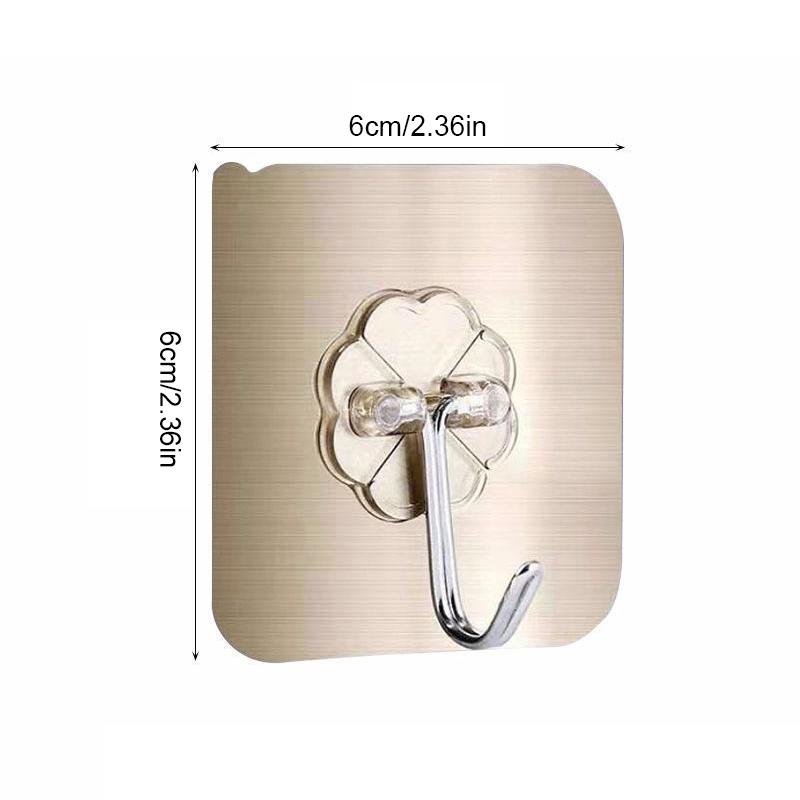 1Pcs Strong Adhesive Hook Seamless Photo Frame Hanger Hook Waterproof Kitchen Bathroom Accessories Multifunctional Storage Hook