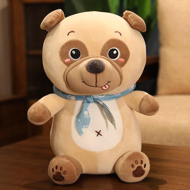 Милые хаски, бульдог, пекинес, плюшевые игрушки, мультяшные куклы, мягкие кавайные игрушки для собак для детей, подарок на день рождения