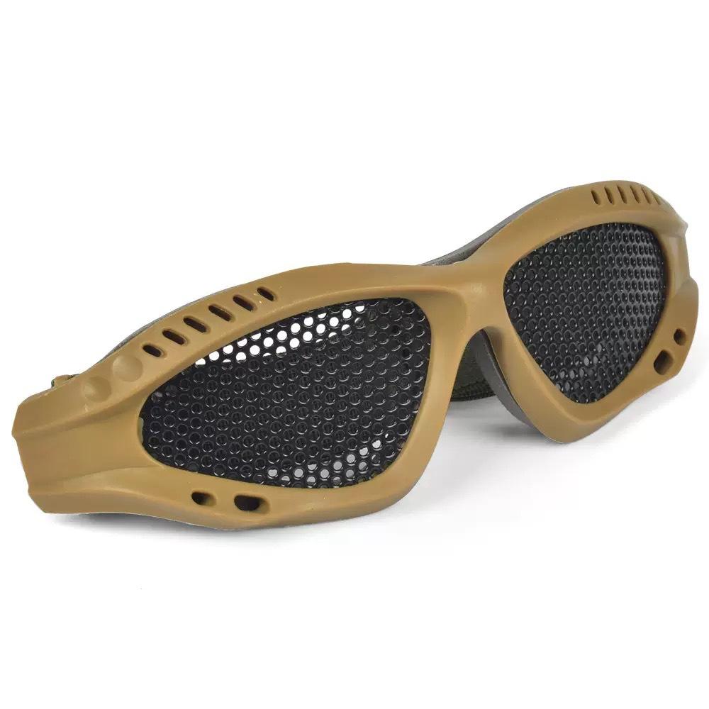 Outdoor Eye Protective Airsoft Safety Tactical Glasses Impact Resistant Wire Mesh Protective Goggles Hunting Paintball Goggles