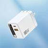 80W GaN 3 In 1 Fast Phone Charger With Retractable Type-C Cable Power Adapter for iPhone 16 15 Pro max Xiaomi 17 Huawei Samsung