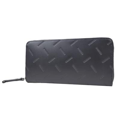 Porter ENCHASE кожаный кошелек с круглой молнией, длинный кошелек мужской 007-02283 черный/10