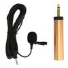 Проводной петличный микрофон 3,5 мм, кабель 16,4 фута, портативный всенаправленный конденсаторный микрофон-клипса для лацкана
