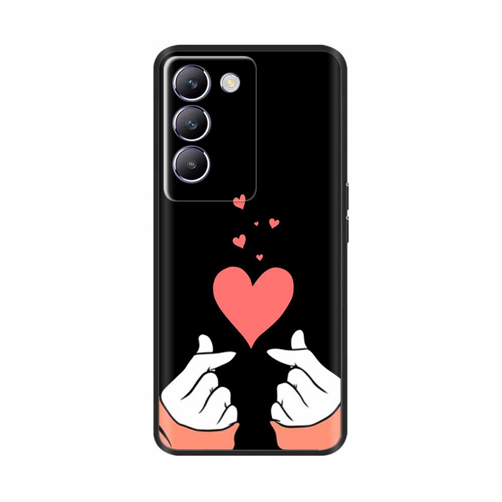 For Vivo V30 V40 SE Phone Case Shockproof Silicone Soft Bumper Cases For Vivo V40 SE V30 SE Luxury Painted Protection Back Cover