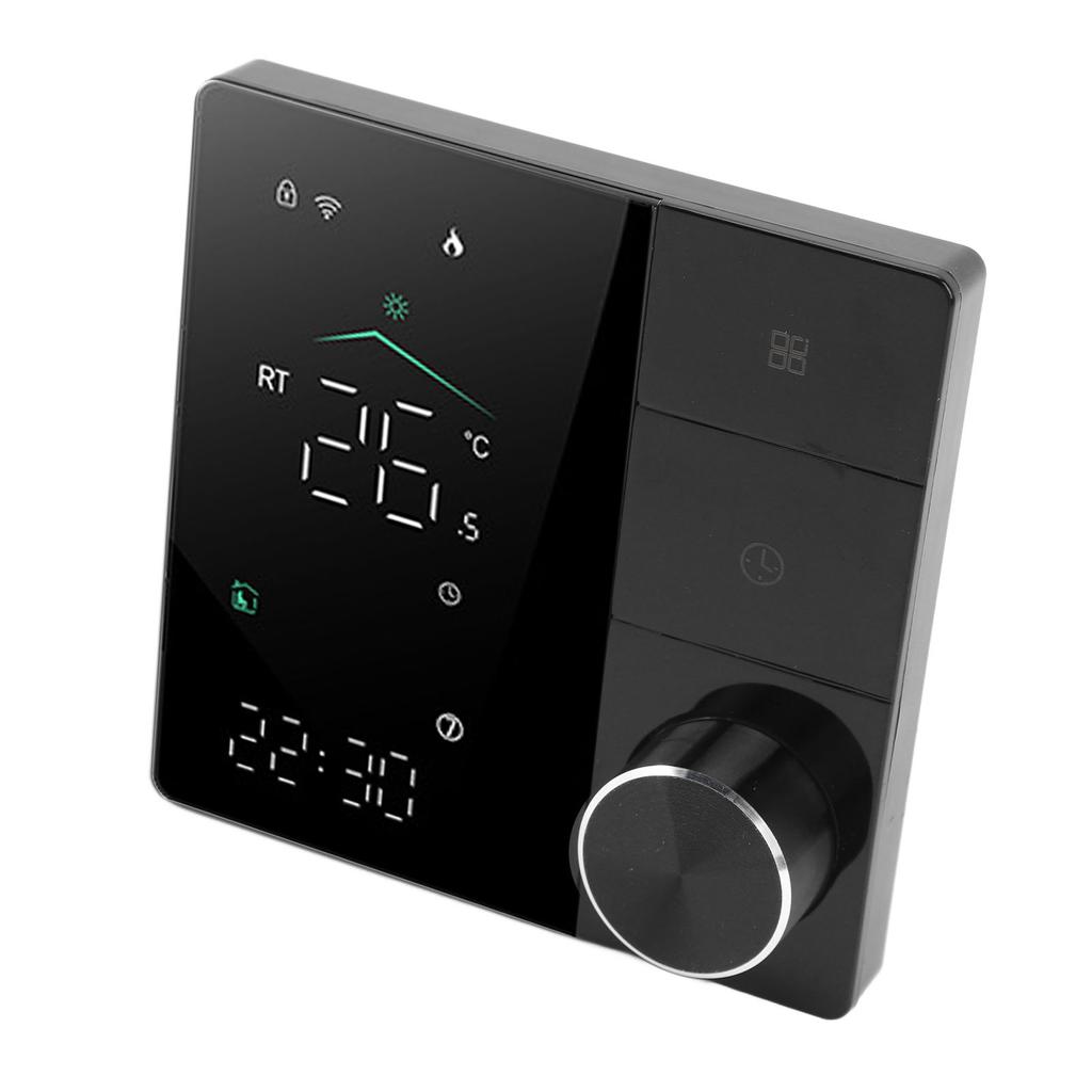 АС95?240 В интеллектуальный термостат Wi-Fi программируемая емкостная сенсорная кнопка голосовое управление через приложение Home