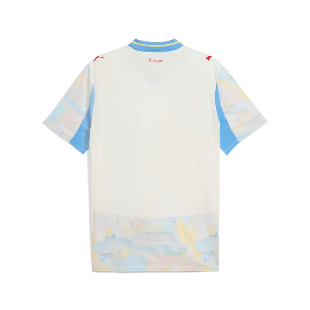Puma X Реплика джерси KidSuper RBS (Зальцбург) Матовый слоновая кость/Красный пума Мужские топы Кремовый 782740-05