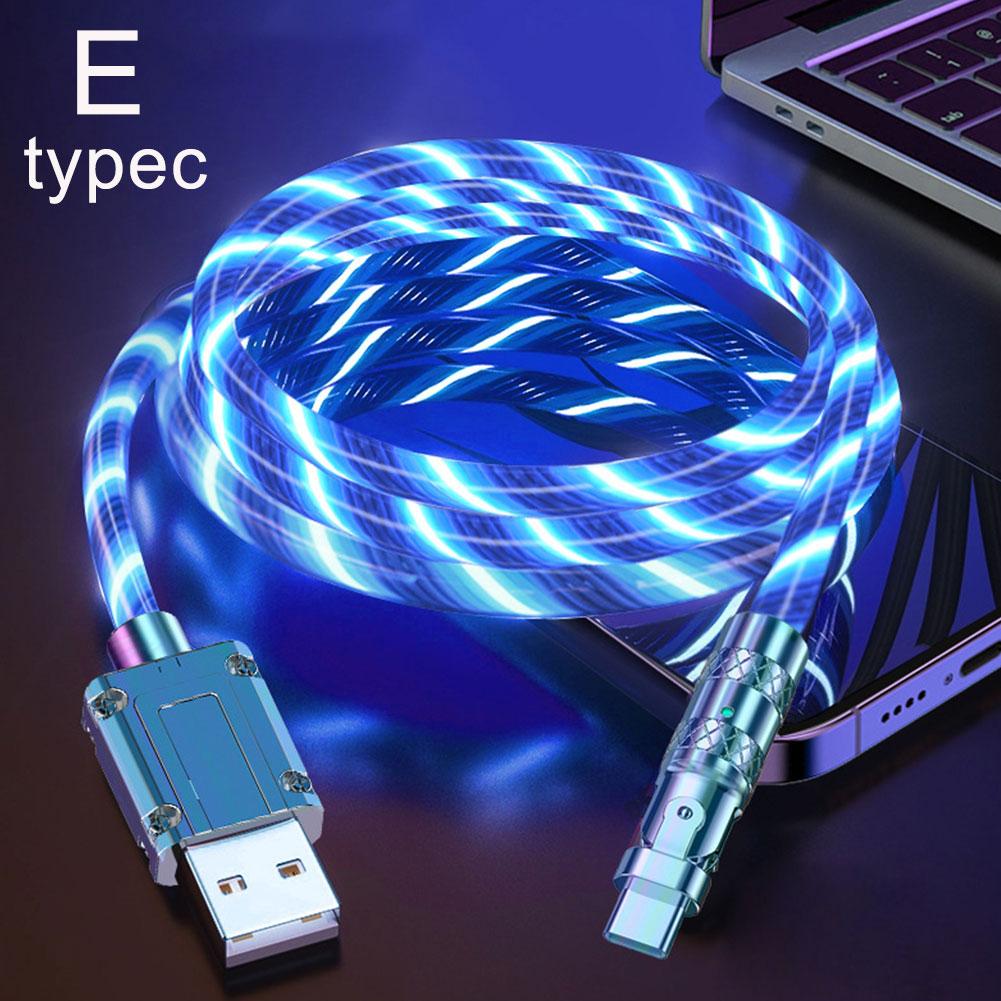 Вращающийся магнитный стример цинковый сплав кабель передачи данных быстрый зарядный кабель три в одном Flash Streame H3Z4