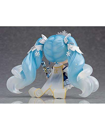 Nendoroid Character Vocal Series 01 Hatsune Miku Snow Miku Snow Princess окрашенная подвижная фигурка Ver. Немасштабируемый АБС и ПВХ
