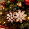 2042Cm Cartoon Christmas Snowflake Plush Toy Pillow Classic Soft Winter Snow Plush Toy Home Decor Christmas Gift For Children