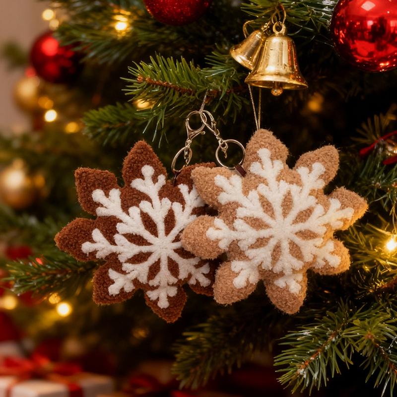 2042Cm Cartoon Christmas Snowflake Plush Toy Pillow Classic Soft Winter Snow Plush Toy Home Decor Christmas Gift For Children
