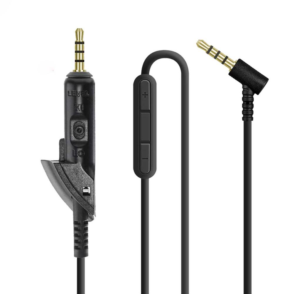Черный адаптерный кабель совместимый кабель для наушников Bose QuietComfort QC15 наушники наушники