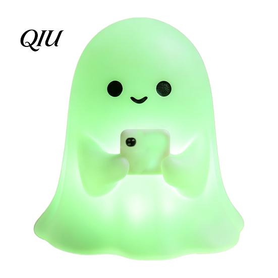 Whimsical Home Decorations Halloween Ghost Figurine, 3D Printed Cute Rock Statue, Statue Funny Coffee Table Centerpieces Shelf Mantel Ornaments Modern