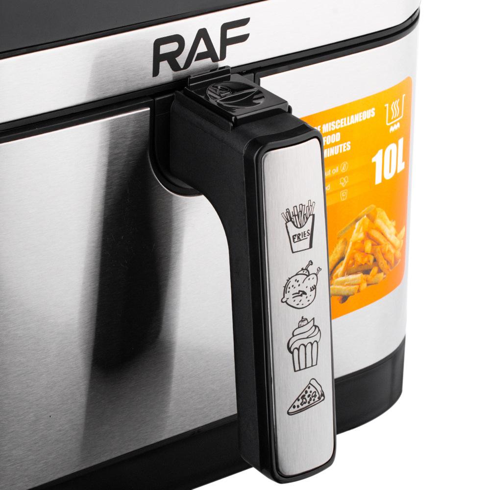 Воздушная фритюрница Большой емкости Многофункциональная умная домашняя электрическая фритюрница с цифровым дисплеем 10 л без дыма