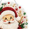 Full Drill Accessory Set Christmas Rhinestone Painting Kit, DIY Wreath Art Craft for Adults, Double Project Beginners Sided Window Ornament,
