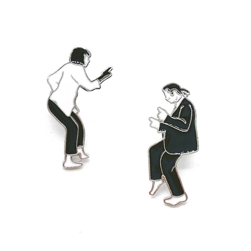 Булавка для путешествий, памятная булавка из криминального чтива, эмалированная булавка, броши, брошь в лацкане, забавные броши