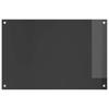 Kitchen Backsplash Dark Gray 90 x 60 cm Tempered Glass