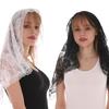 Испанский стиль кружево традиционная винтажная мантилья вуаль латинская месса для покрытия головы шарф для католической церкви часовни