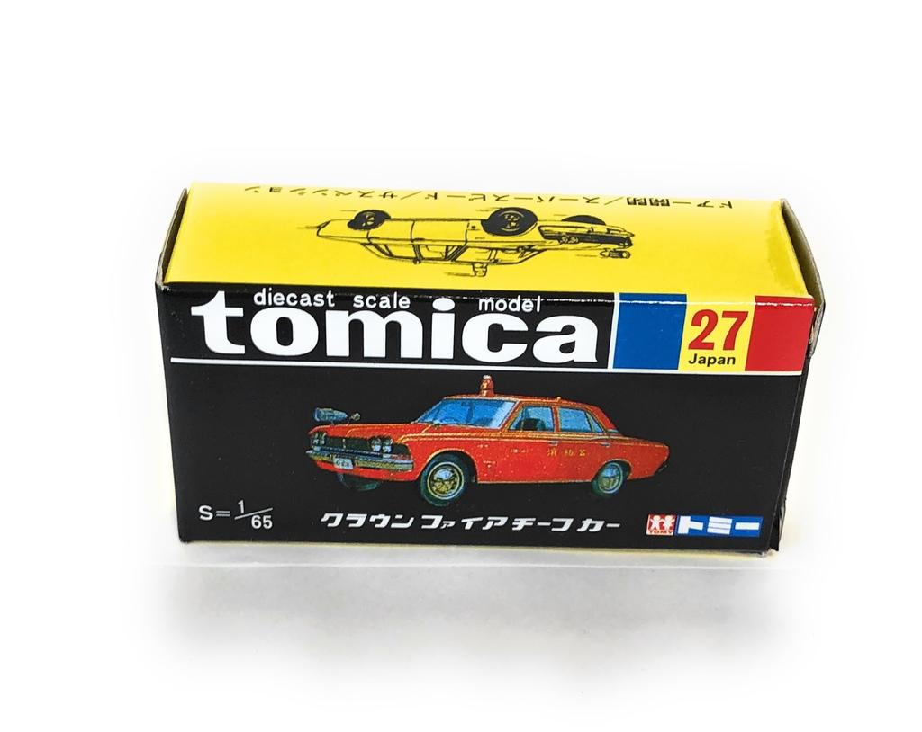 Tomica 27 Fire Chief 30th Anniversary Reprint No. [Crown Car]