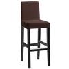 Long Plaid Jacquard Chair Cover Stretchable Seat Cover for Home Hotel Restaurant Dining Chairs