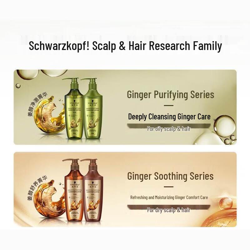 Шампунь для восстановления кожи головы Schwarzkopf с эссенцией имбиря
