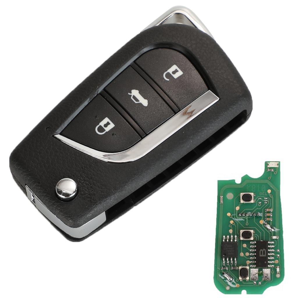 Jingyuqin Upgrade Remote Car Key 434Mhz Toy47 4d66 Chip For Toyota Yaris Avensis Corolla Carina ETC Control P/N:89071-05010 ...