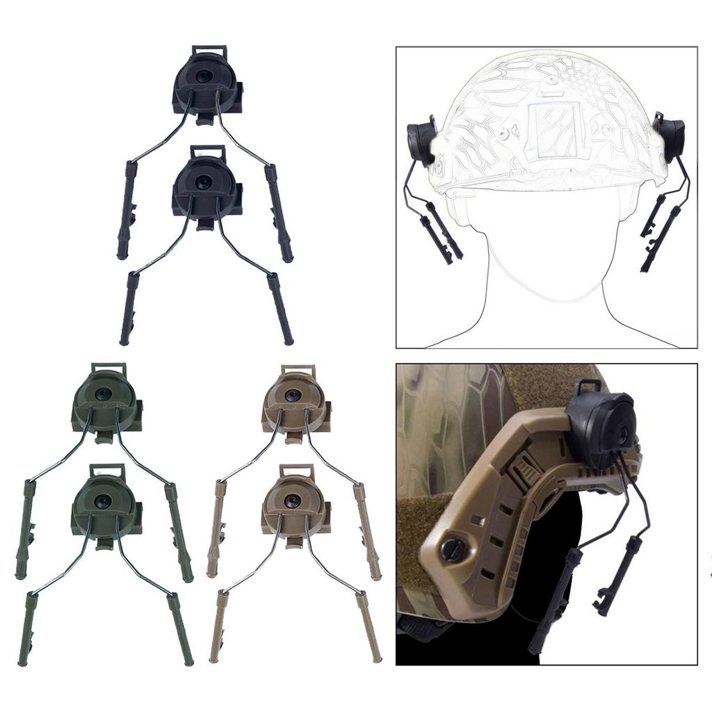 Helmet Rail Adapter Helmet Accessories Lightweight Easy Installation Multiuse