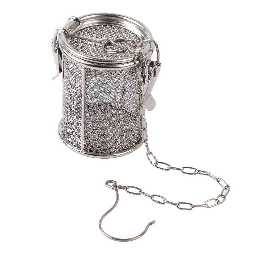 Stainless Steel Tea Ball Strainer Soup Seasonings Seperation Basket Spice Filter
