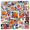 50 шт. Наклейки NBA по баскетболу: Культурные, Креативные, Персонализированные и Водонепроницаемые для Дневников, Чехлов для Телефонов и Багажа