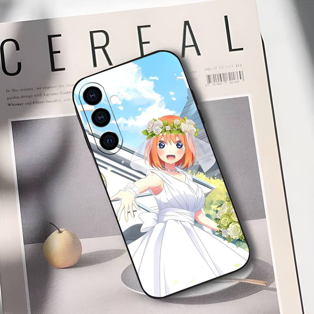 Y-Yotsuba N-Nakano Мягкий силиконовый чехол для телефона для Samsung Galaxy A73/A72/A71/A70/A53/A52/A51 Черный чехол