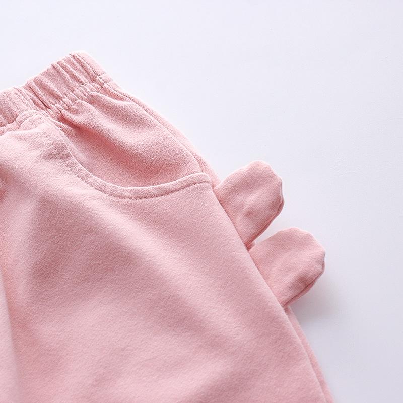 Весенне-осенний комплект одежды с длинными рукавами для маленьких девочек с рисунком кота